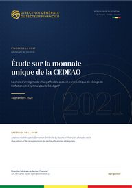 Couverture — Étude sur la monnaie unique de la CEDEAO