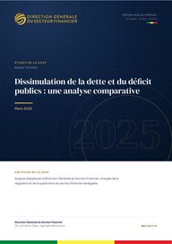 Couverture — Dissimulation de la dette et du déficit publics : une analyse comparative