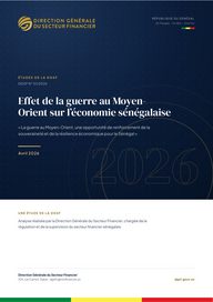 Couverture — Effet de la guerre au Moyen-Orient sur l’économie sénégalaise
